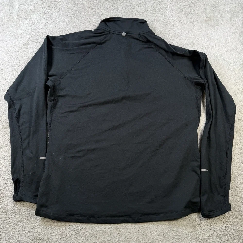 Nike Running 1/4 Zip Womens XL Black Dri-Fit Performance Stretch Pullover Active